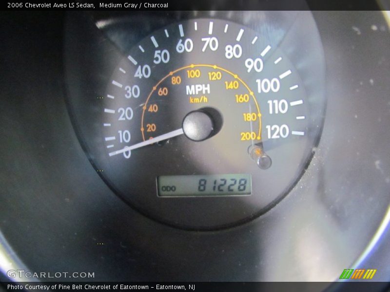 Medium Gray / Charcoal 2006 Chevrolet Aveo LS Sedan