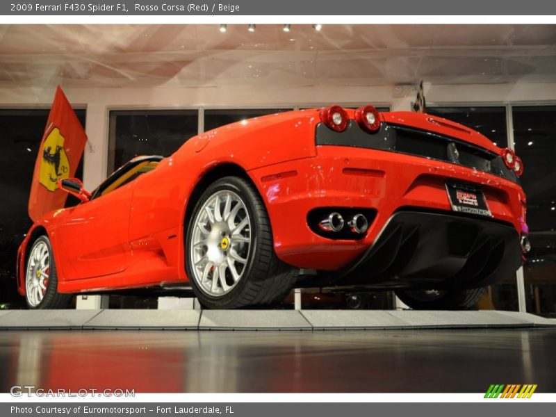 Rosso Corsa (Red) / Beige 2009 Ferrari F430 Spider F1