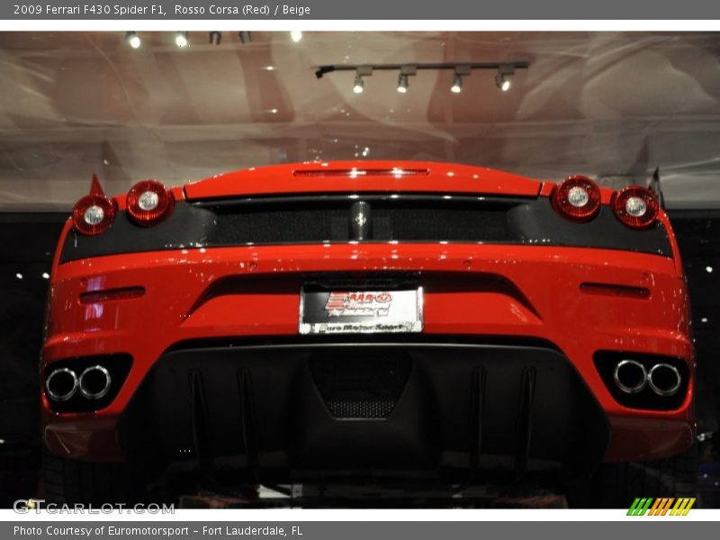 Rosso Corsa (Red) / Beige 2009 Ferrari F430 Spider F1