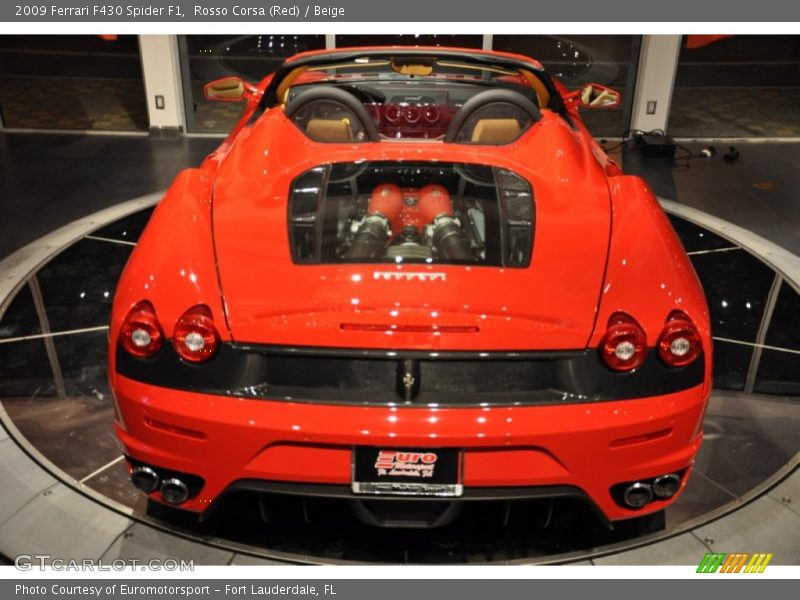 Rosso Corsa (Red) / Beige 2009 Ferrari F430 Spider F1