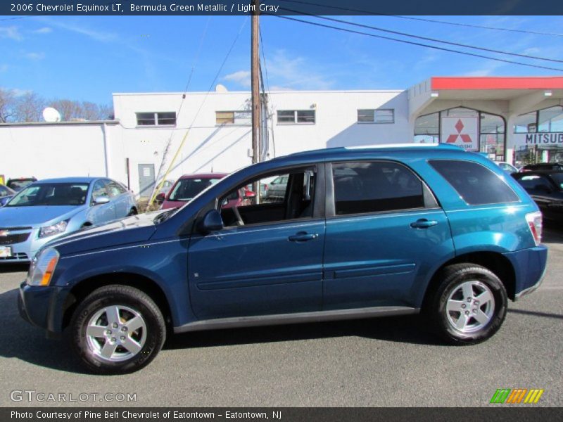 Bermuda Green Metallic / Light Gray 2006 Chevrolet Equinox LT