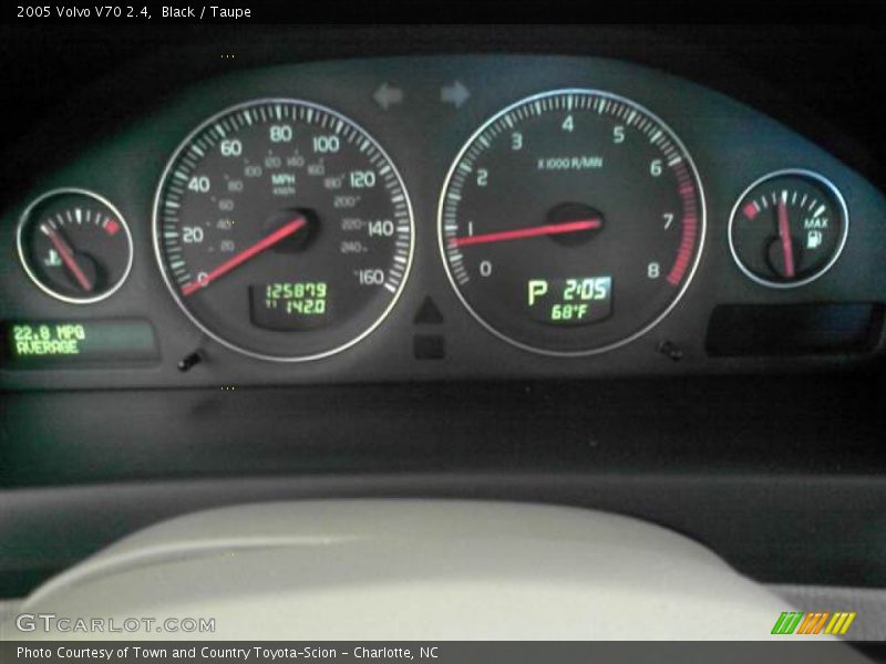 Black / Taupe 2005 Volvo V70 2.4