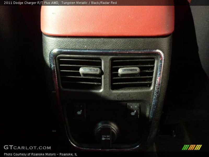 Tungsten Metallic / Black/Radar Red 2011 Dodge Charger R/T Plus AWD