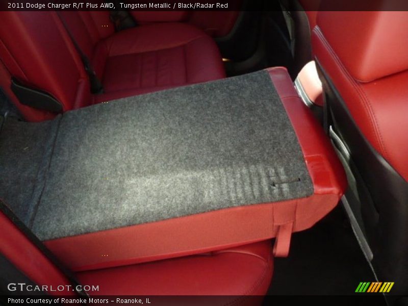 Tungsten Metallic / Black/Radar Red 2011 Dodge Charger R/T Plus AWD