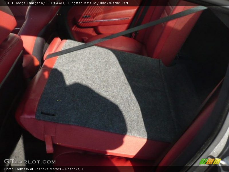 Tungsten Metallic / Black/Radar Red 2011 Dodge Charger R/T Plus AWD