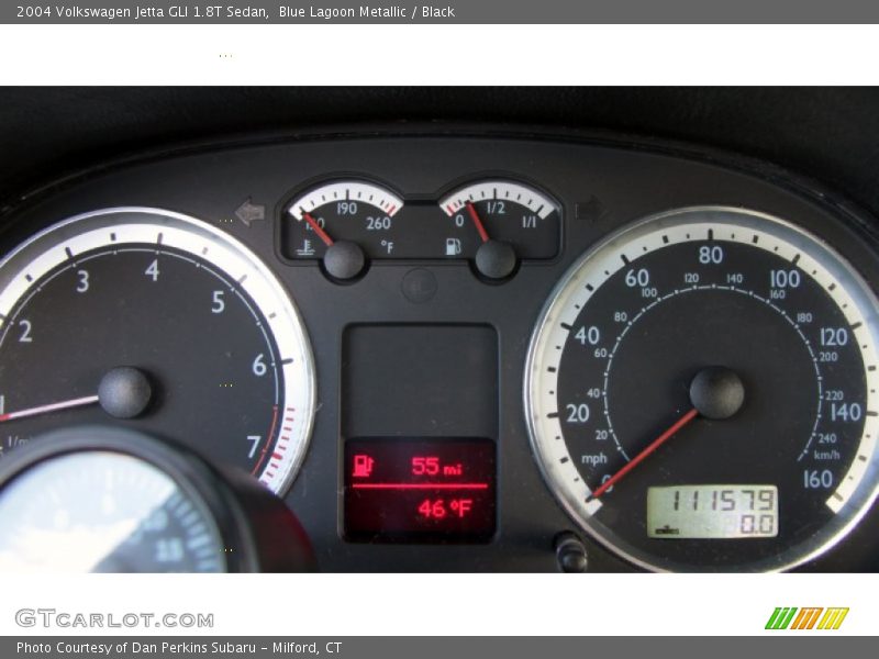  2004 Jetta GLI 1.8T Sedan GLI 1.8T Sedan Gauges