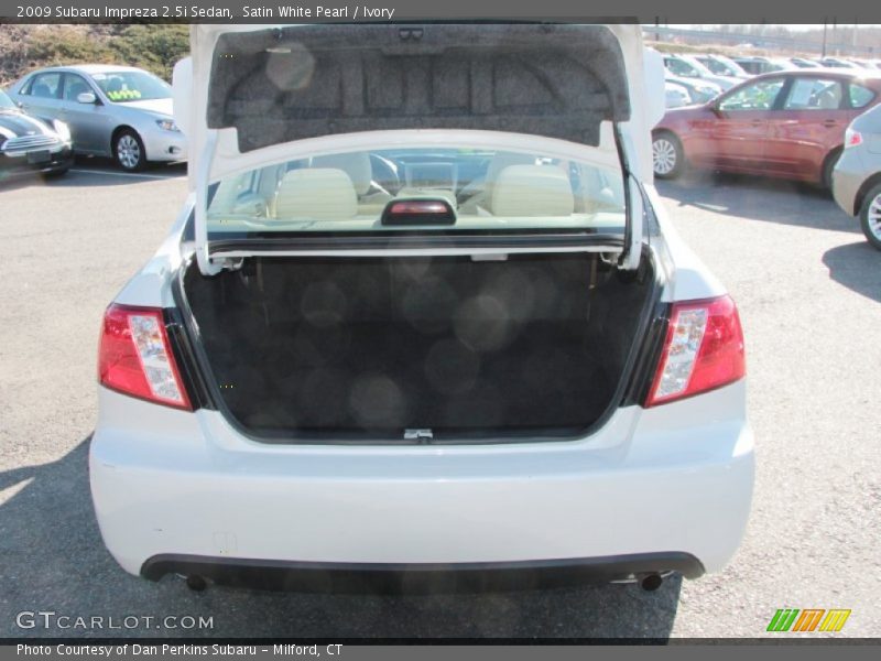 Satin White Pearl / Ivory 2009 Subaru Impreza 2.5i Sedan