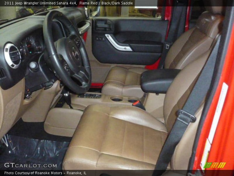 Flame Red / Black/Dark Saddle 2011 Jeep Wrangler Unlimited Sahara 4x4