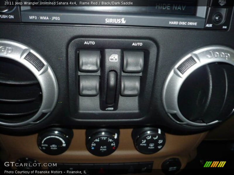 Flame Red / Black/Dark Saddle 2011 Jeep Wrangler Unlimited Sahara 4x4