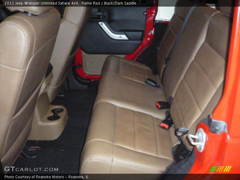 Flame Red / Black/Dark Saddle 2011 Jeep Wrangler Unlimited Sahara 4x4