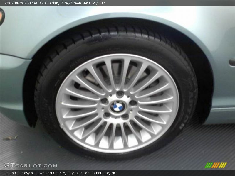 Grey Green Metallic / Tan 2002 BMW 3 Series 330i Sedan
