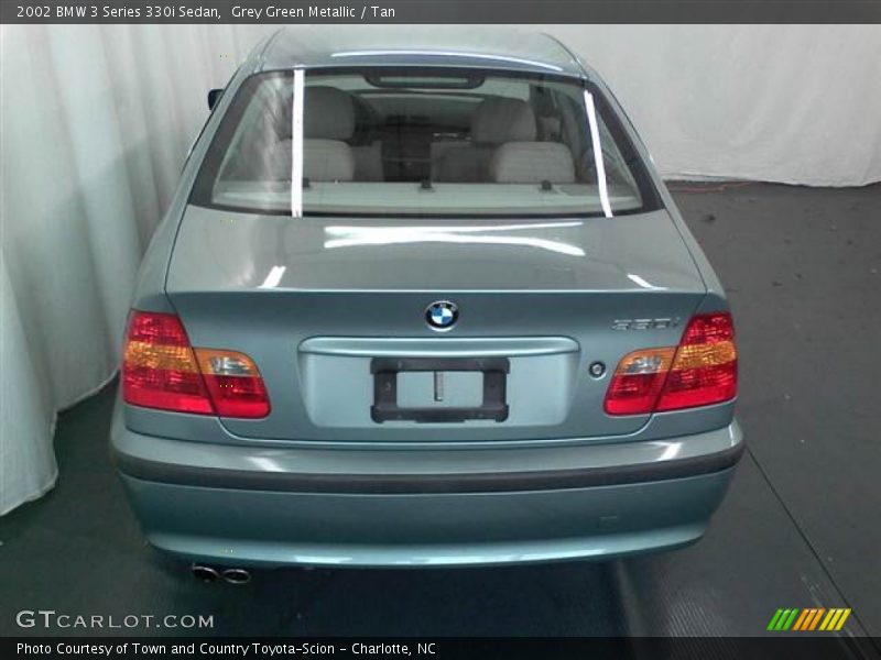 Grey Green Metallic / Tan 2002 BMW 3 Series 330i Sedan