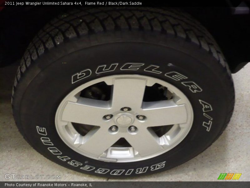 Flame Red / Black/Dark Saddle 2011 Jeep Wrangler Unlimited Sahara 4x4