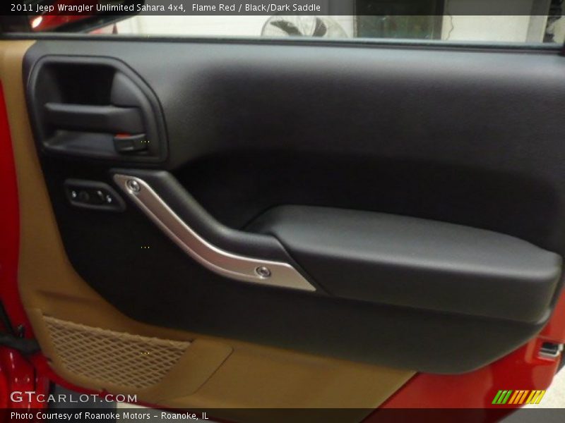 Flame Red / Black/Dark Saddle 2011 Jeep Wrangler Unlimited Sahara 4x4