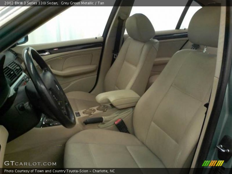 Grey Green Metallic / Tan 2002 BMW 3 Series 330i Sedan