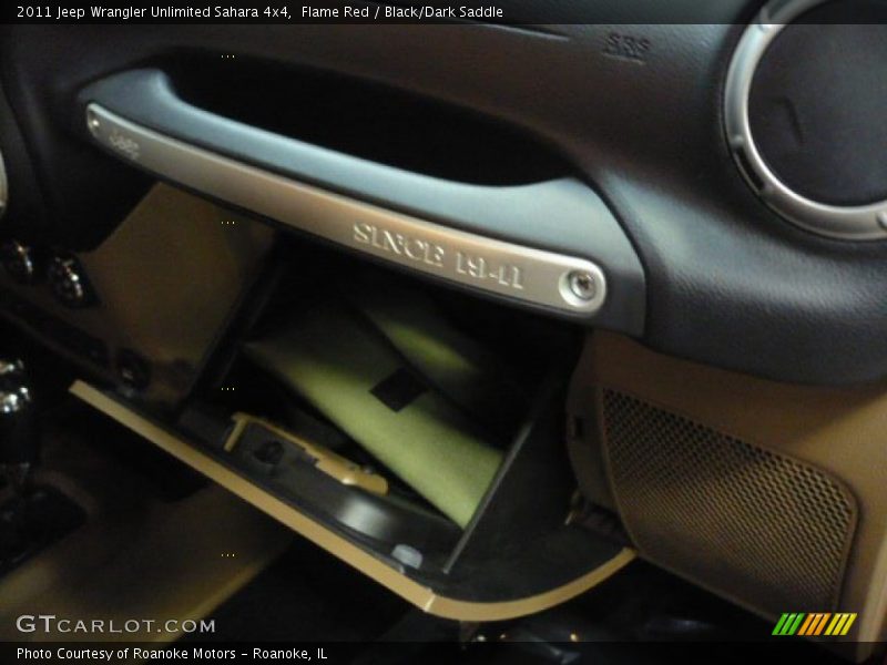 Flame Red / Black/Dark Saddle 2011 Jeep Wrangler Unlimited Sahara 4x4