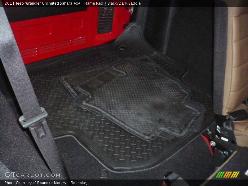 Flame Red / Black/Dark Saddle 2011 Jeep Wrangler Unlimited Sahara 4x4