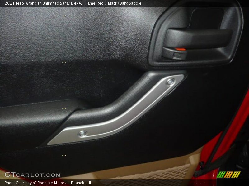 Flame Red / Black/Dark Saddle 2011 Jeep Wrangler Unlimited Sahara 4x4