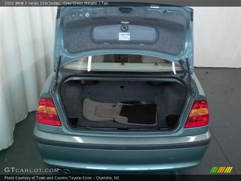 Grey Green Metallic / Tan 2002 BMW 3 Series 330i Sedan