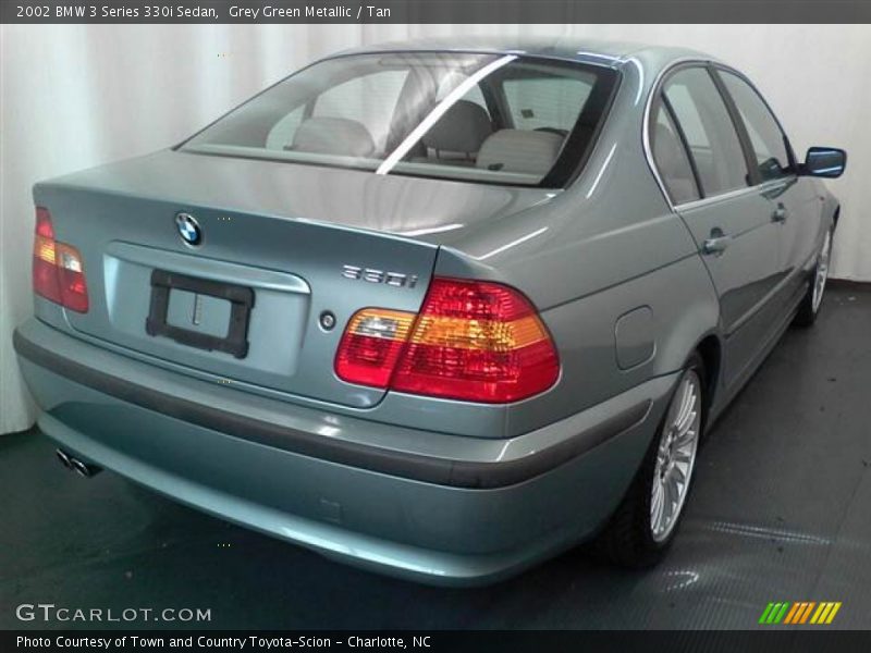 Grey Green Metallic / Tan 2002 BMW 3 Series 330i Sedan
