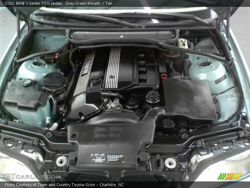 Grey Green Metallic / Tan 2002 BMW 3 Series 330i Sedan