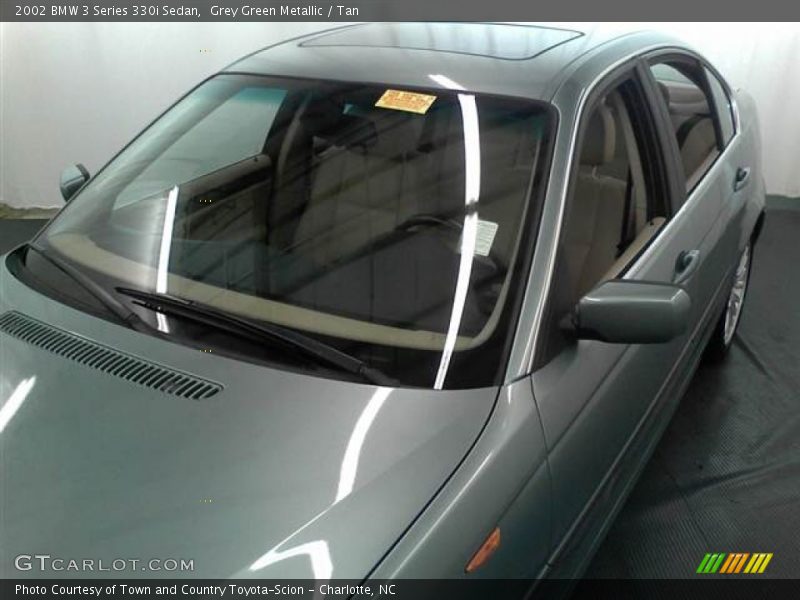 Grey Green Metallic / Tan 2002 BMW 3 Series 330i Sedan