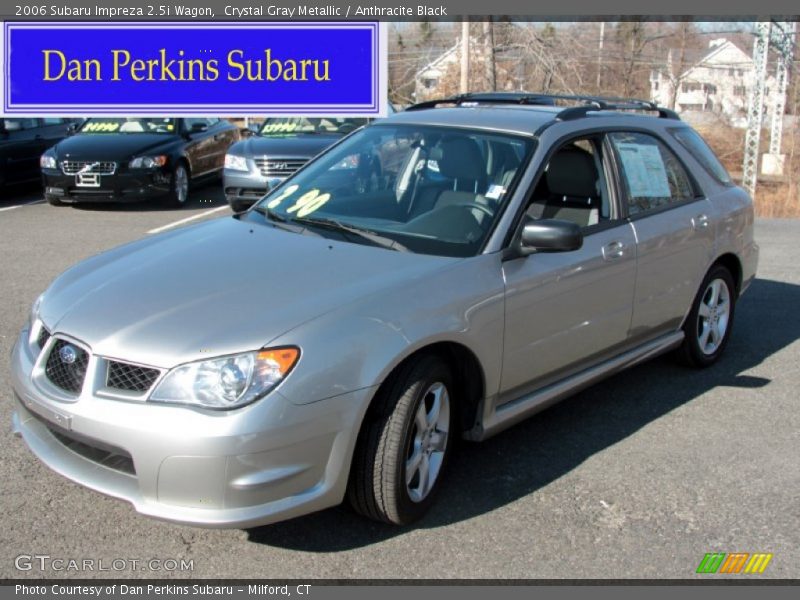 Crystal Gray Metallic / Anthracite Black 2006 Subaru Impreza 2.5i Wagon