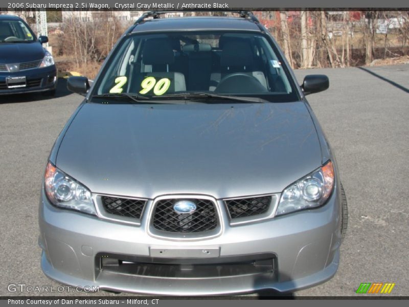 Crystal Gray Metallic / Anthracite Black 2006 Subaru Impreza 2.5i Wagon