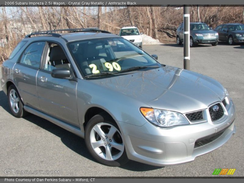 Crystal Gray Metallic / Anthracite Black 2006 Subaru Impreza 2.5i Wagon