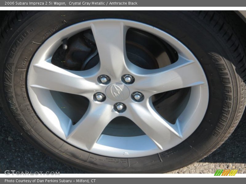 Crystal Gray Metallic / Anthracite Black 2006 Subaru Impreza 2.5i Wagon