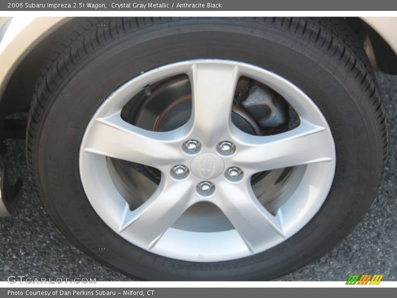 Crystal Gray Metallic / Anthracite Black 2006 Subaru Impreza 2.5i Wagon