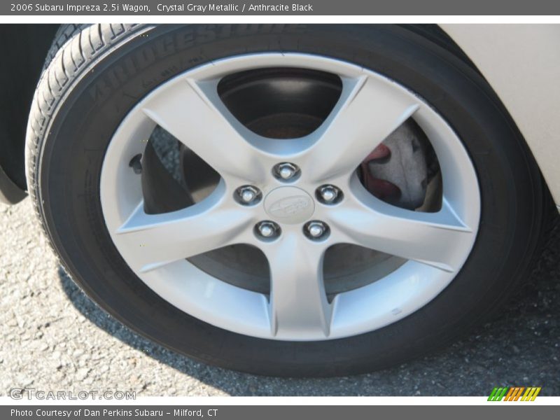 Crystal Gray Metallic / Anthracite Black 2006 Subaru Impreza 2.5i Wagon