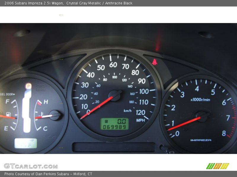 Crystal Gray Metallic / Anthracite Black 2006 Subaru Impreza 2.5i Wagon