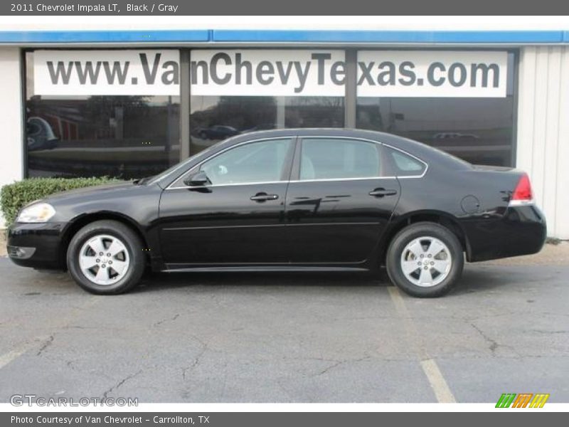 Black / Gray 2011 Chevrolet Impala LT