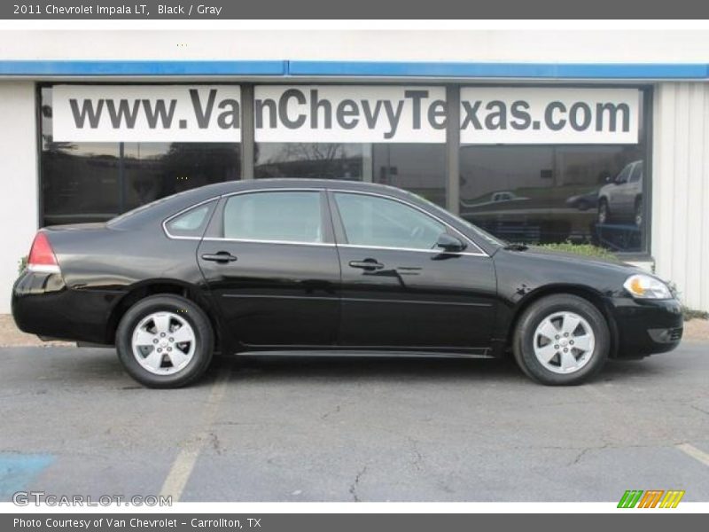 Black / Gray 2011 Chevrolet Impala LT