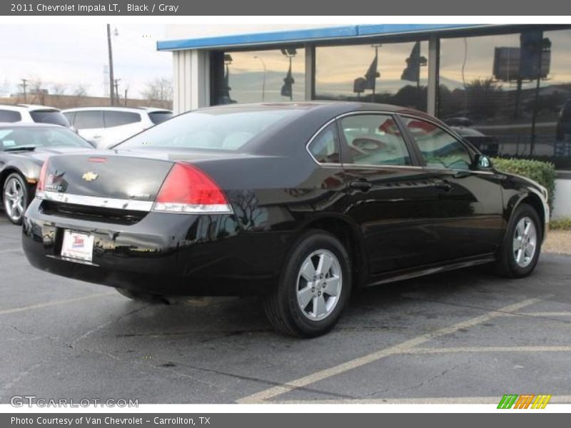 Black / Gray 2011 Chevrolet Impala LT