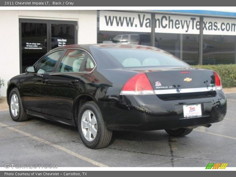 Black / Gray 2011 Chevrolet Impala LT