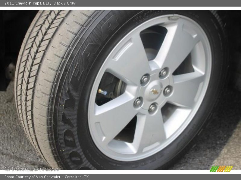 Black / Gray 2011 Chevrolet Impala LT