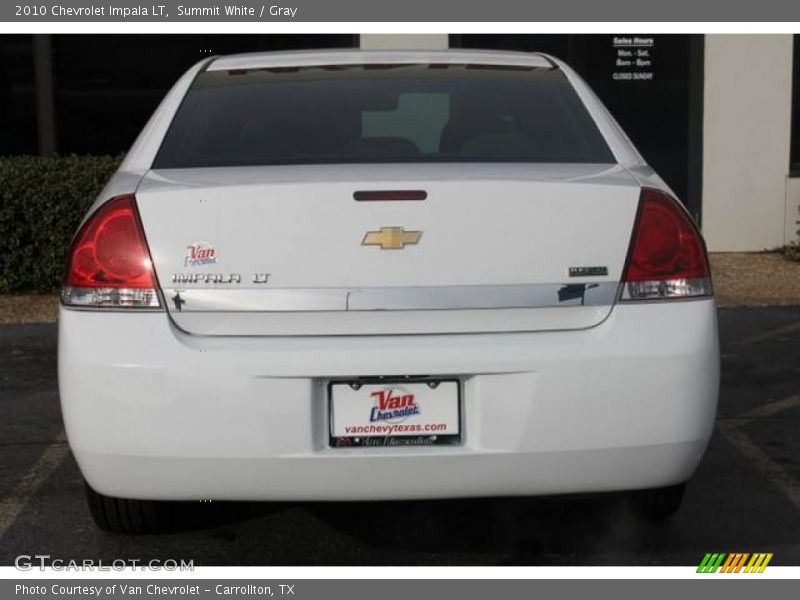 Summit White / Gray 2010 Chevrolet Impala LT