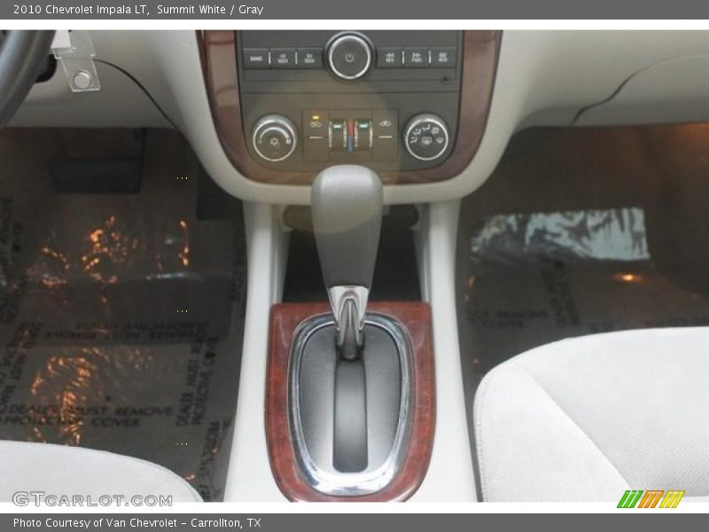 Summit White / Gray 2010 Chevrolet Impala LT