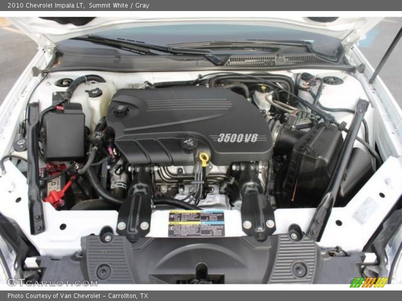 Summit White / Gray 2010 Chevrolet Impala LT