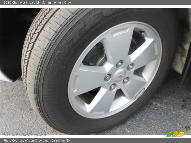 Summit White / Gray 2010 Chevrolet Impala LT