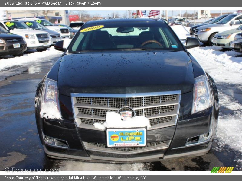 Black Raven / Ebony 2009 Cadillac CTS 4 AWD Sedan