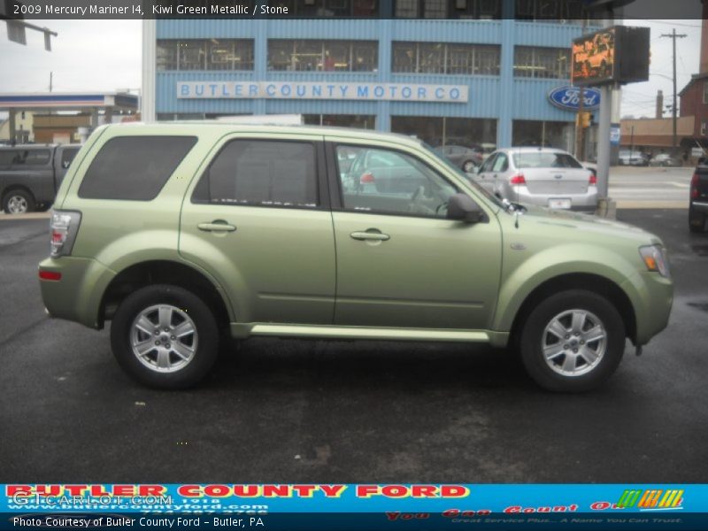 Kiwi Green Metallic / Stone 2009 Mercury Mariner I4