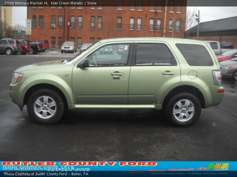 Kiwi Green Metallic / Stone 2009 Mercury Mariner I4