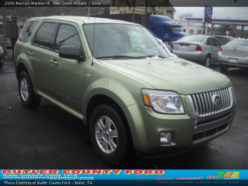 Kiwi Green Metallic / Stone 2009 Mercury Mariner I4