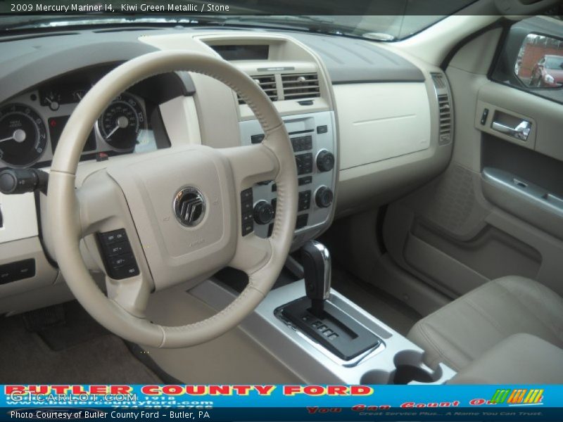 Kiwi Green Metallic / Stone 2009 Mercury Mariner I4