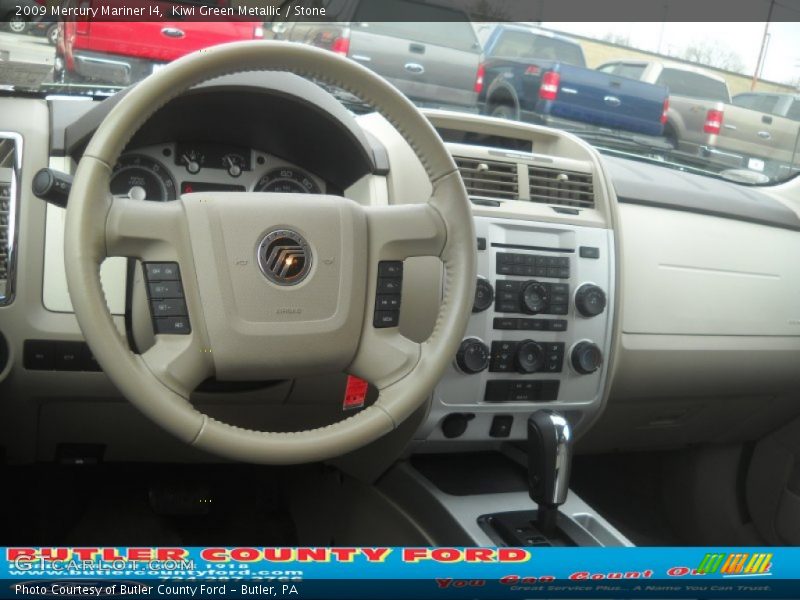 Kiwi Green Metallic / Stone 2009 Mercury Mariner I4