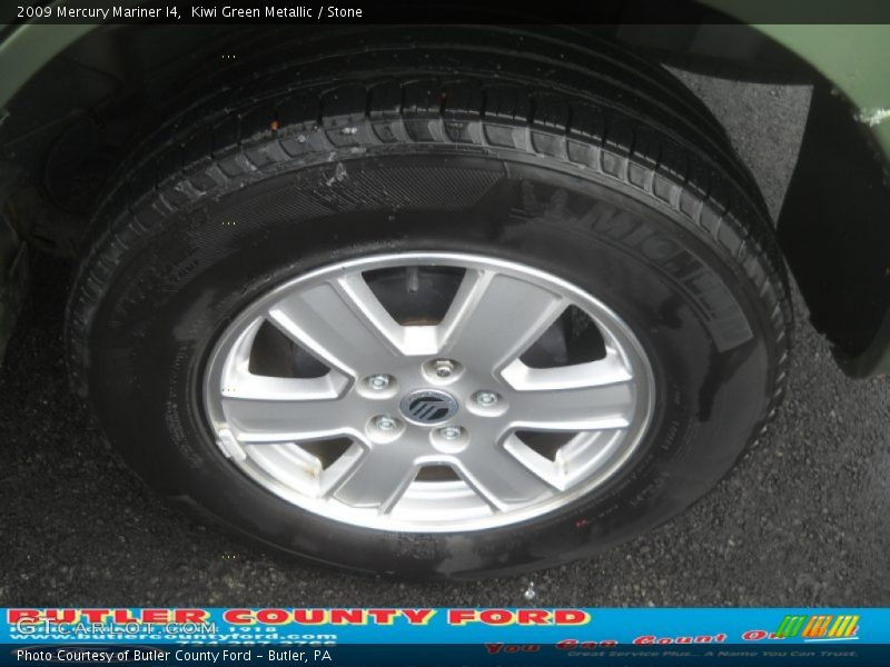 Kiwi Green Metallic / Stone 2009 Mercury Mariner I4