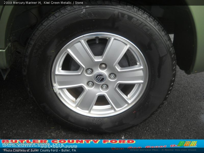 Kiwi Green Metallic / Stone 2009 Mercury Mariner I4